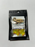 Soft Bead - Chartreuse Red Yolked